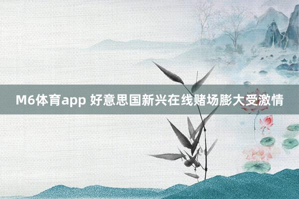 M6体育app 好意思国新兴在线赌场膨大受激情
