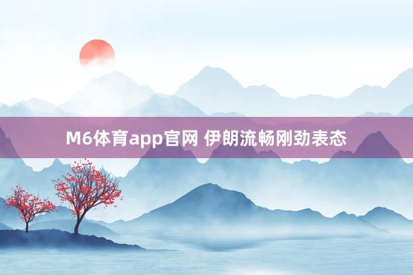 M6体育app官网 伊朗流畅刚劲表态