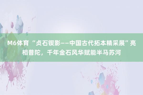 M6体育 “贞石锲影——中国古代拓本精采展”亮相普陀，千年金石风华赋能半马苏河