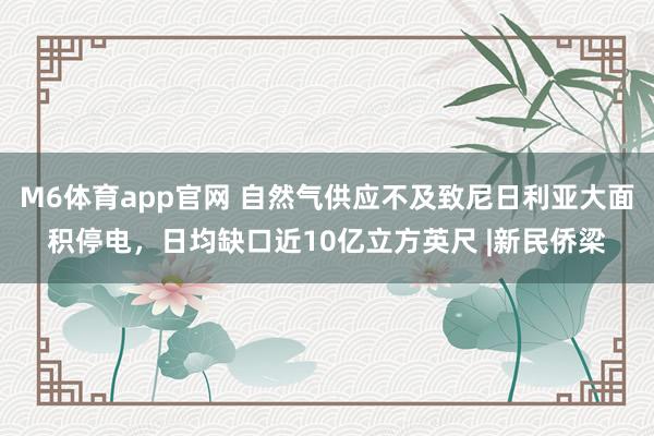 M6体育app官网 自然气供应不及致尼日利亚大面积停电，日均缺口近10亿立方英尺 |新民侨梁
