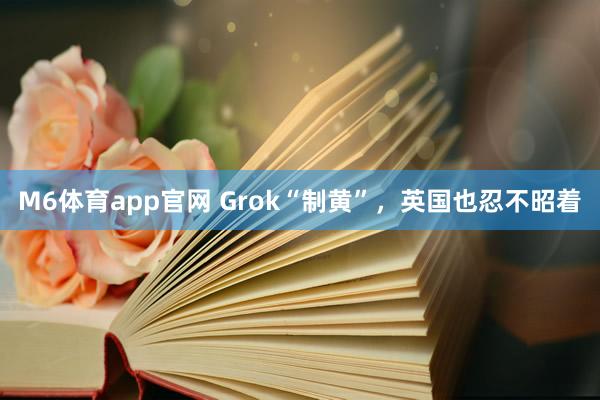 M6体育app官网 Grok“制黄”，英国也忍不昭着