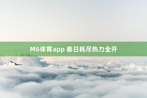 M6体育app 春日耗尽热力全开