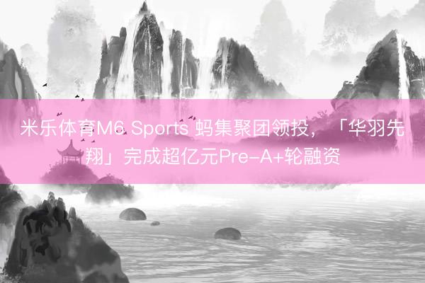 米乐体育M6 Sports 蚂集聚团领投，「华羽先翔」完成超亿元Pre-A+轮融资
