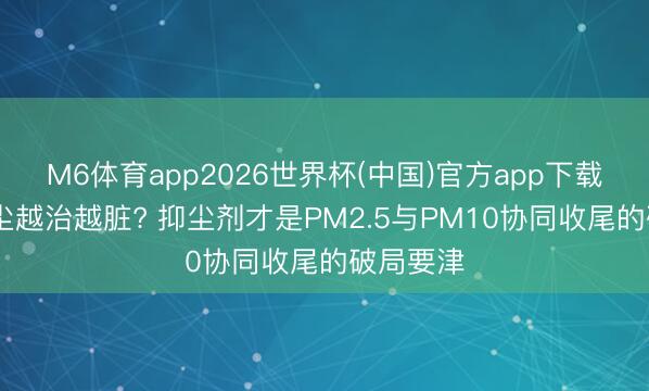 M6体育app2026世界杯(中国)官方app下载 洒水治尘越治越脏? 抑尘剂才是PM2.5与PM10协同收尾的破局要津