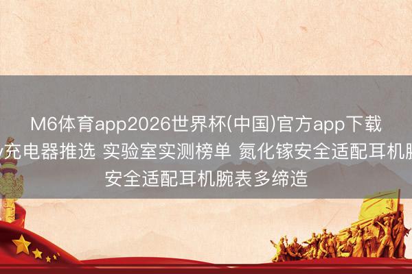 M6体育app2026世界杯(中国)官方app下载 2026年5v充电器推选 实验室实测榜单 氮化镓安全适配耳机腕表多缔造
